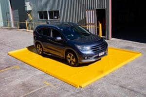 Spill Bund 6m x 3m in use