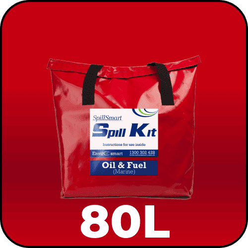 80L Marine Spill Kit packed