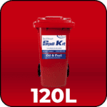 Oil & Fuel Spill Kit 120L packed