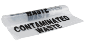 Contaminated Waste Bags Contaminated Waste Bags packed