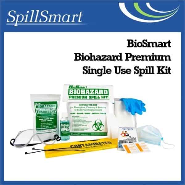 Bio Hazard Spill Kit in use