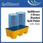 2 Drum Spill Pallet with Drain