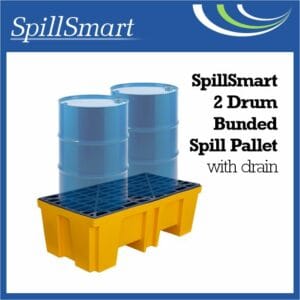 2 Drum Spill Pallet with Drain