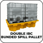 Double IBC Spill Pallet in use