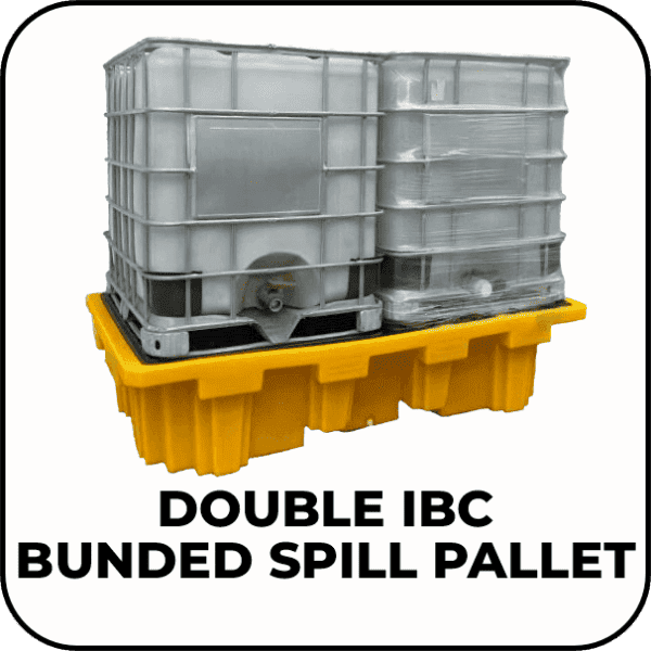 Double IBC Spill Pallet in use