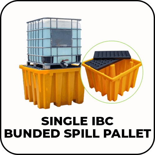 IBC Spill Pallet in use