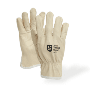 Premium Riggers Gloves in use