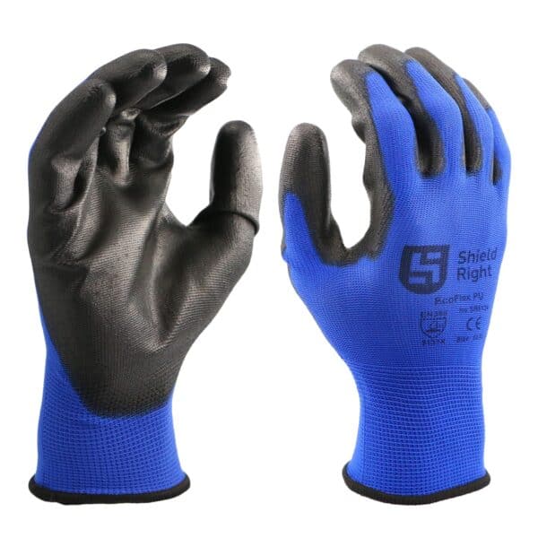 EcoFlex PU Gloves in use
